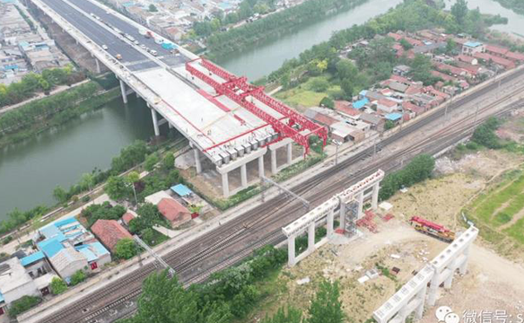 宿州市銀河路一路上跨京滬鐵路立交橋路基、給排水、河道整治工程